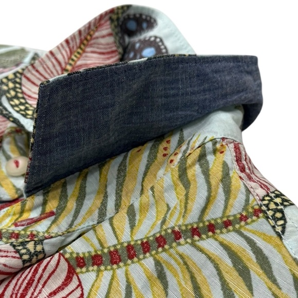 Tommy Bahama Small Men's Retro Vines Short Sleeve Linen Blend Printed Shirt NWT - Picture 9 of 15